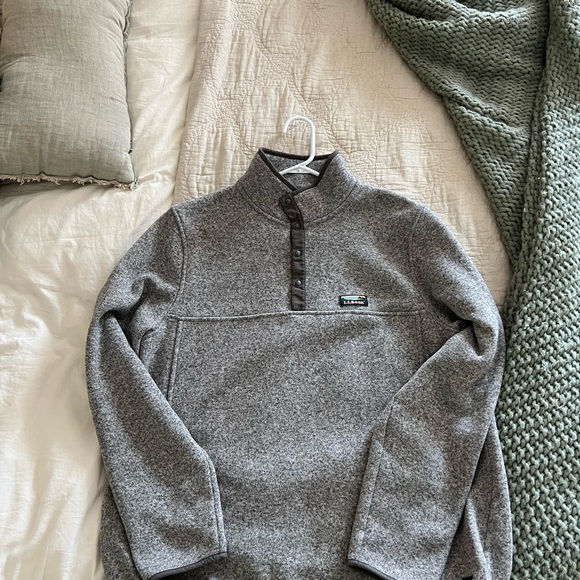 Mens LL Bean Sweater Fleece Pullover - Picture 2 of 4